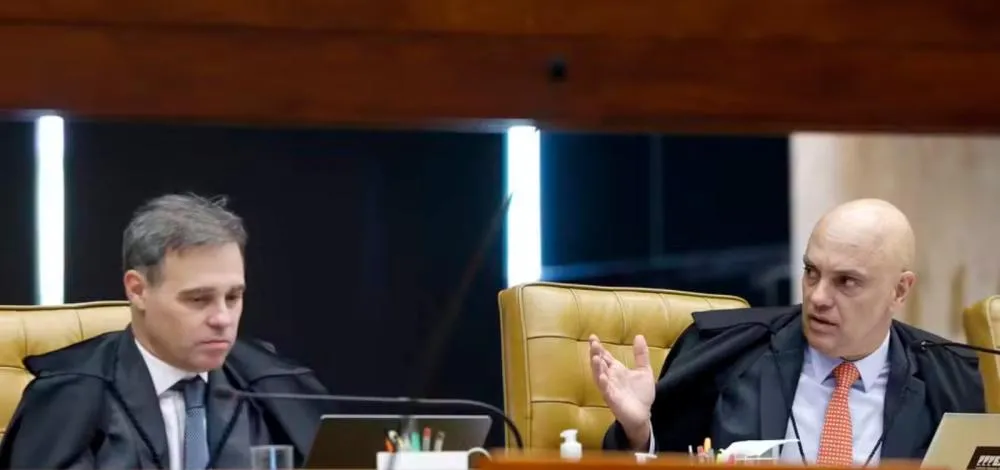 Moraes e Mendonça batem boca durante julgamento do STF sobre caso Master: “isso é mentira”